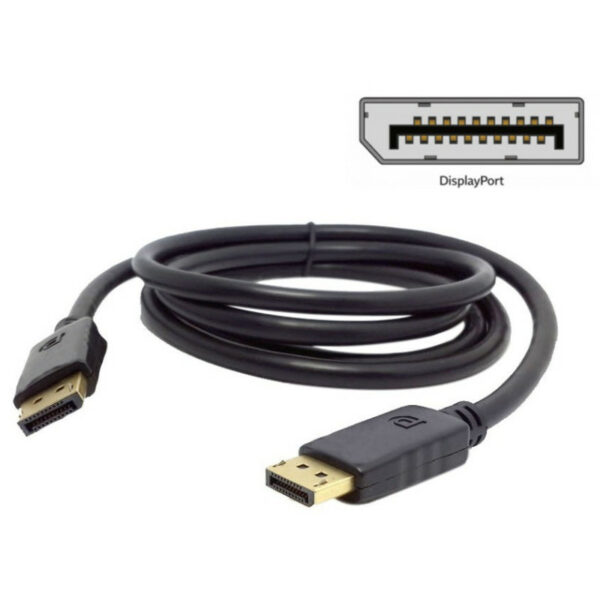 Câble DisplayPort 1.4 – 1.5M / NOIR