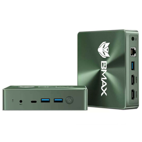 Mini PC de Bureau BMAX B6 Pro i5 10è Gén 16Go 512Go SSD – Vert
