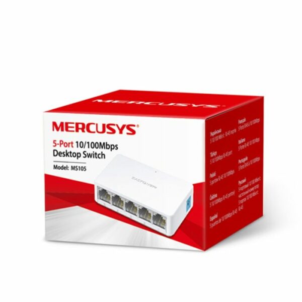 Switch de Bureau MERCUSYS 5 Ports 10/100 Mbps